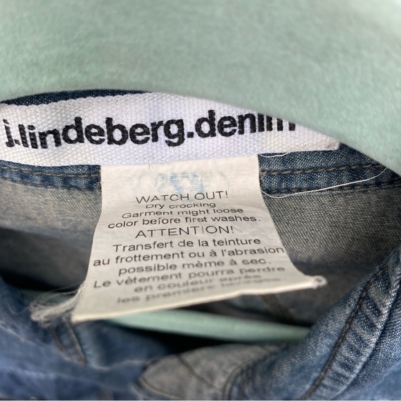 J.Lindeberg Blue Denim Shirt - Picture 2 of 7